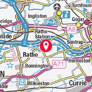A map showing the location of this point of interest