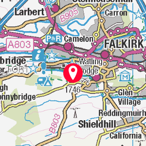 A map showing the location of this point of interest