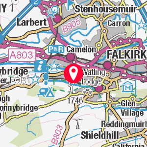 A map showing the location of this point of interest