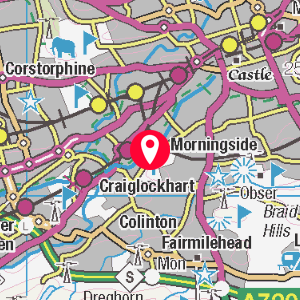 A map showing the location of this point of interest