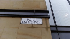 Port Hamilton street sign (c) Karen Marnie